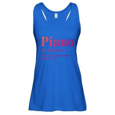 The Best Instrut In The World Piano Gift Ladies Essential Flowy Tank