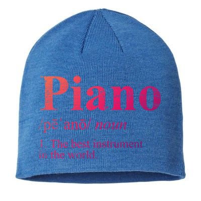 The Best Instrut In The World Piano Gift Sustainable Beanie