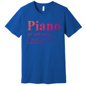 The Best Instrut In The World Piano Gift Premium T-Shirt