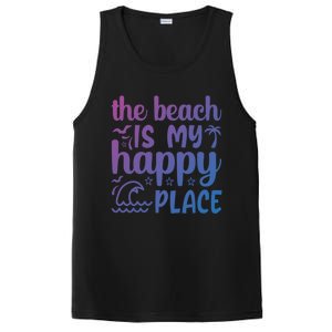 The Beach Is My Happy Place Gift PosiCharge Competitor Tank