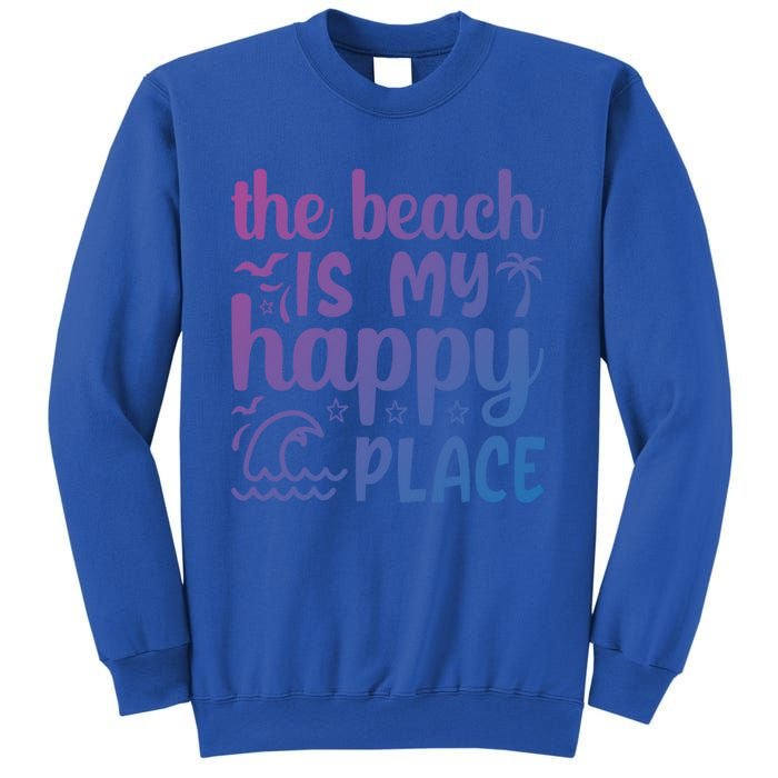 The Beach Is My Happy Place Gift Sweatshirt