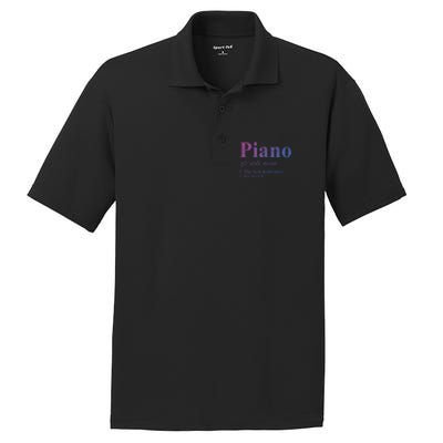 The Best Instrut In The World Piano Gift PosiCharge RacerMesh Polo