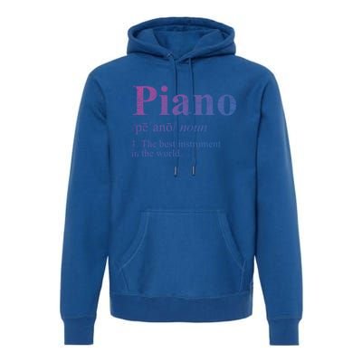 The Best Instrut In The World Piano Gift Premium Hoodie