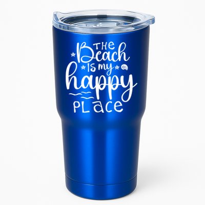 The Beach Is My Happy Place Great Gift Tumbler
