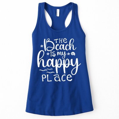 The Beach Is My Happy Place Great Gift Womens Tank Top