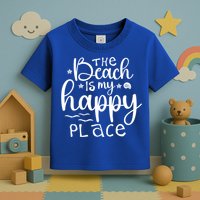 The Beach Is My Happy Place Great Gift Toddler T-Shirt