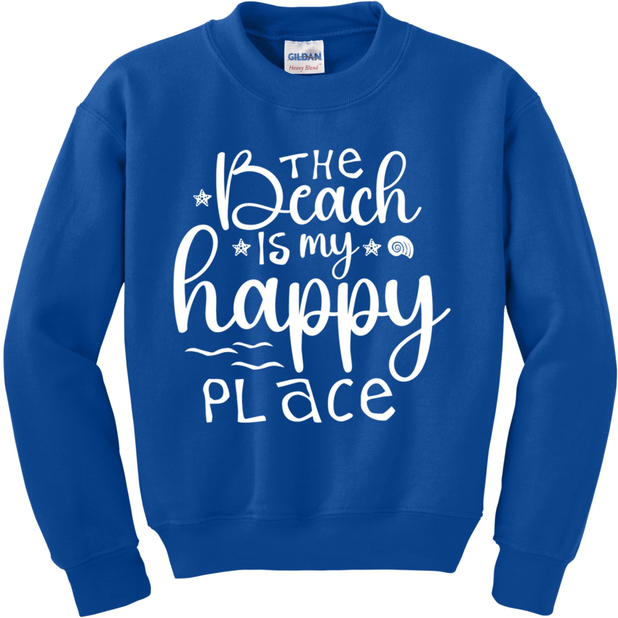 The Beach Is My Happy Place Great Gift Kids Sweatshirt