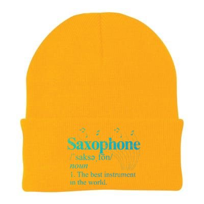 The Best Instrut In The World Saxophone Gift Knit Cap Winter Beanie