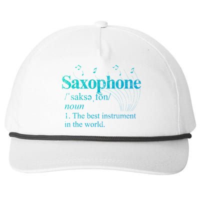 The Best Instrut In The World Saxophone Gift Snapback Five-Panel Rope Hat