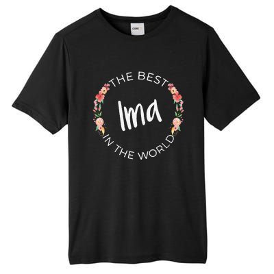 The Best Ima In The World Jewish Mom MotherS Day Tall Fusion ChromaSoft Performance T-Shirt