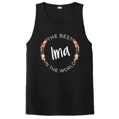 The Best Ima In The World Jewish Mom MotherS Day PosiCharge Competitor Tank