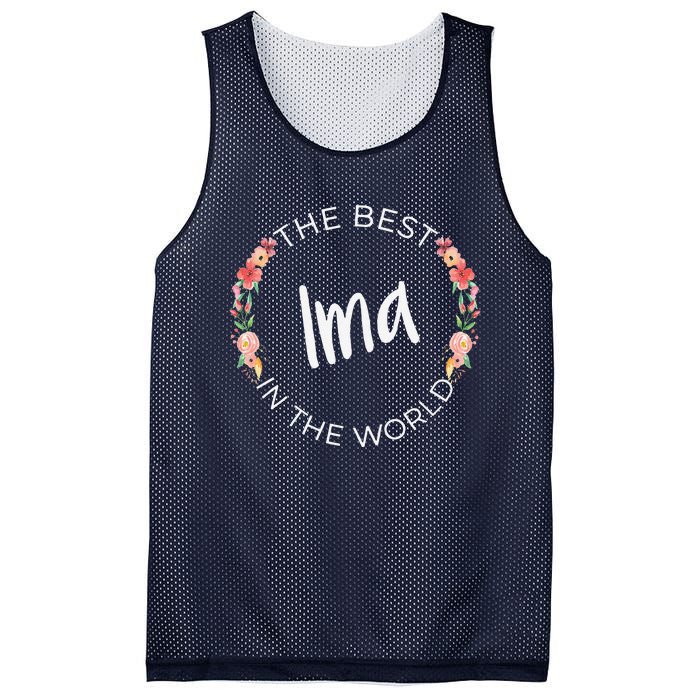 The Best Ima In The World Jewish Mom MotherS Day Mesh Reversible Basketball Jersey Tank