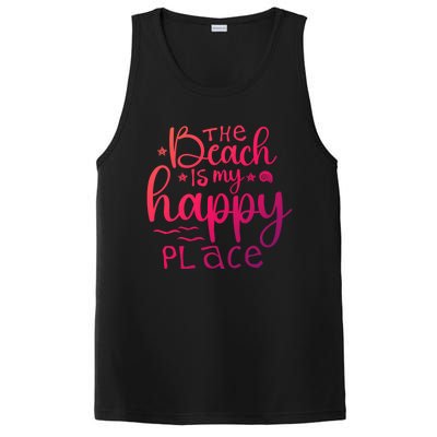 The Beach Is My Happy Place Gift PosiCharge Competitor Tank