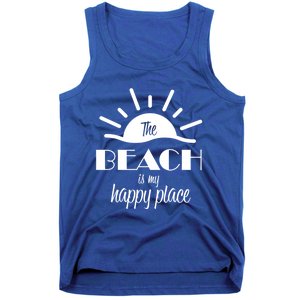 The Beach Is My Happy Place Gift Tank Top