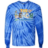 The Beach Is My Happy Place Vacation Summer Gift Tie-Dye Long Sleeve Shirt