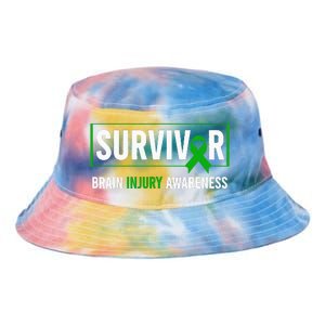 Traumatic Brain Injury Awareness Brain Injury Survivor Tie Dye Newport Bucket Hat