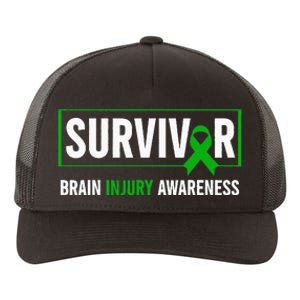 Traumatic Brain Injury Awareness Brain Injury Survivor Yupoong Adult 5-Panel Trucker Hat