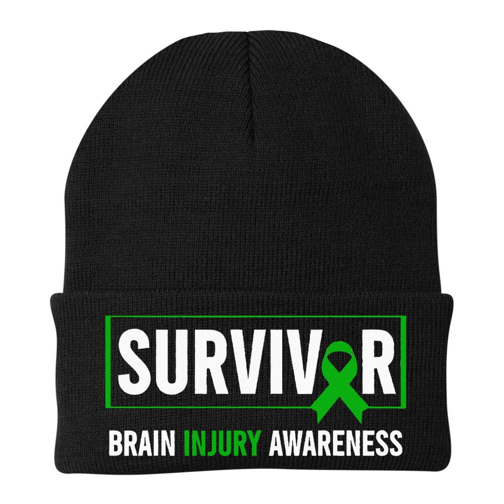 Traumatic Brain Injury Awareness Brain Injury Survivor Beanie