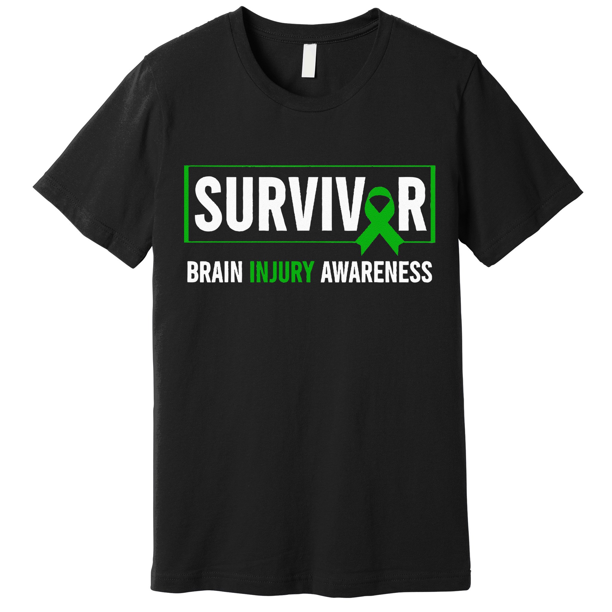 Traumatic Brain Injury Awareness Brain Injury Survivor Premium T-Shirt