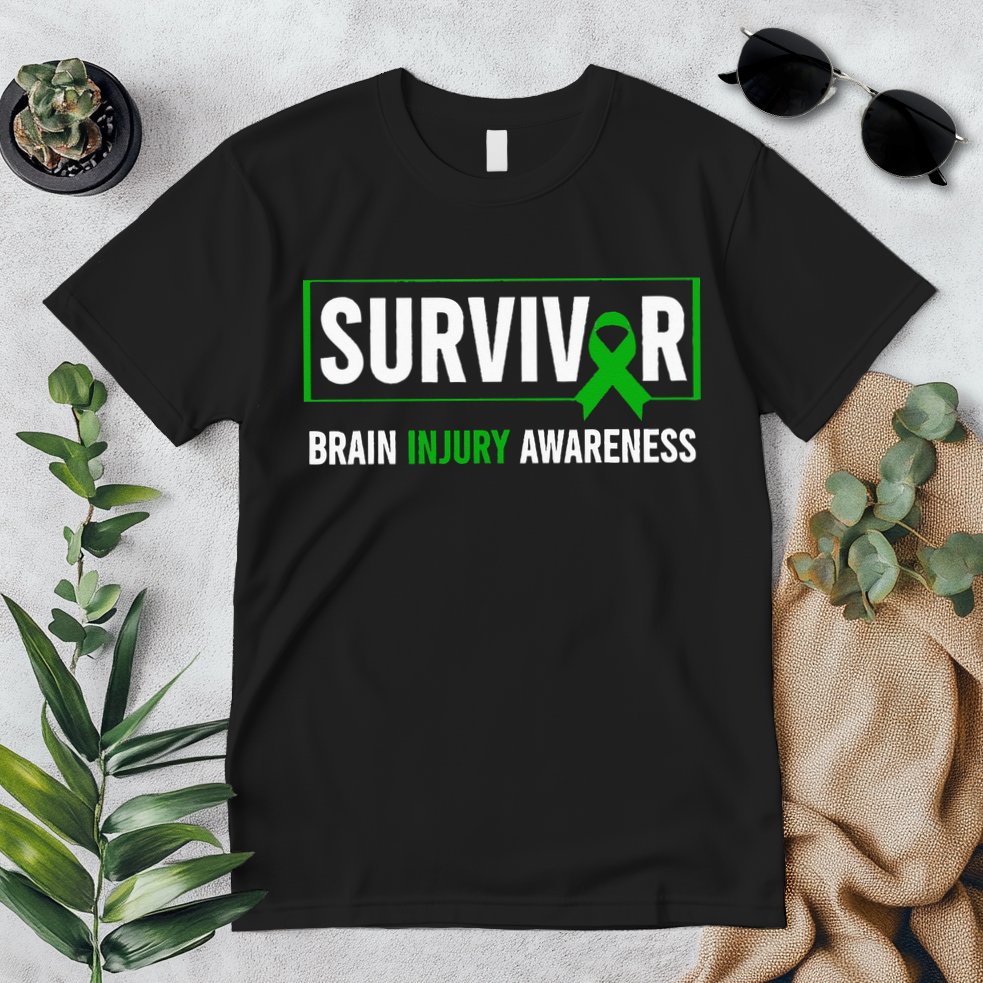 Traumatic Brain Injury Awareness Brain Injury Survivor Premium T-Shirt