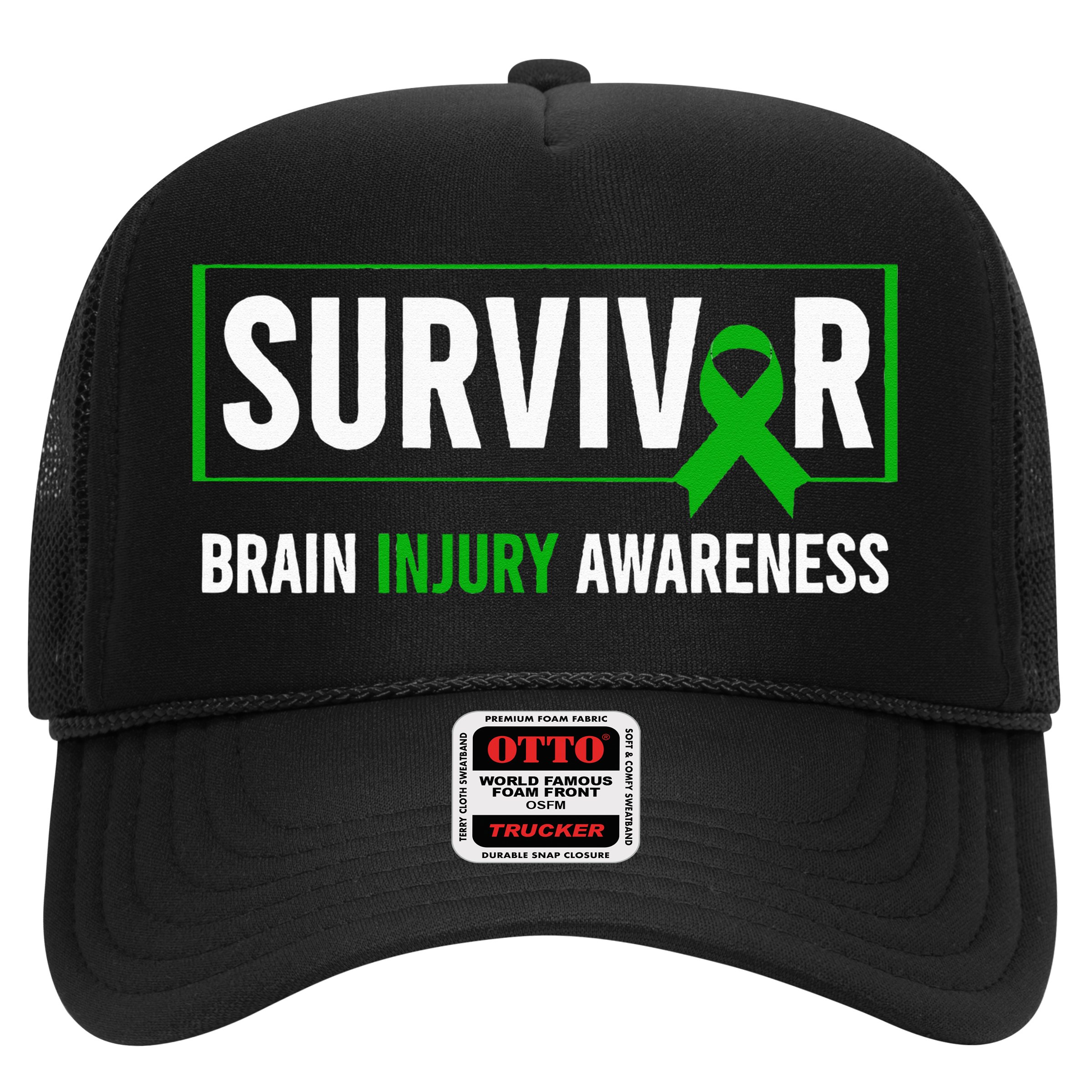 Traumatic Brain Injury Awareness Brain Injury Survivor Hat