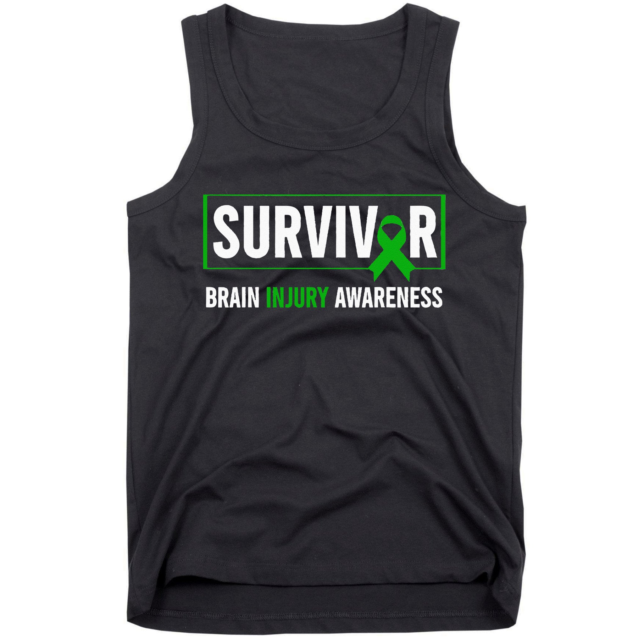 Traumatic Brain Injury Awareness Brain Injury Survivor Tank Top