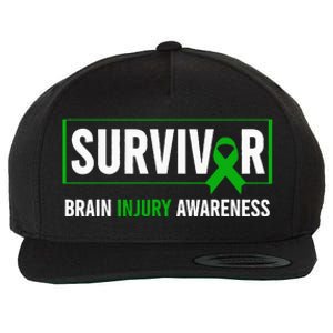 Traumatic Brain Injury Awareness Brain Injury Survivor Wool Snapback Cap