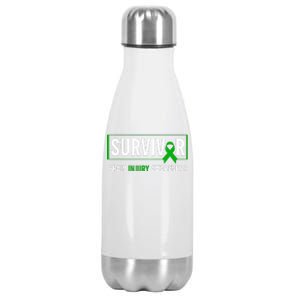 Traumatic Brain Injury Awareness Brain Injury Survivor Stainless Steel Insulated Water Bottle