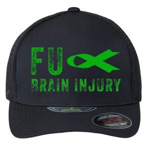 Traumatic Brain Injury Awareness Fu Traumatic Brain Injury Flexfit Unipanel Trucker Cap