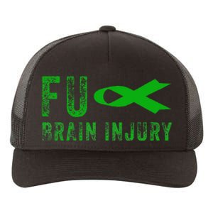 Traumatic Brain Injury Awareness Fu Traumatic Brain Injury Yupoong Adult 5-Panel Trucker Hat