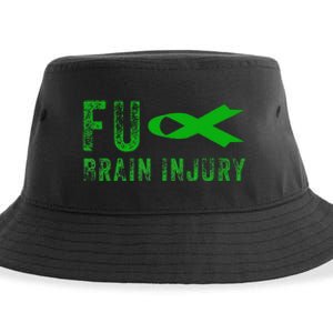 Traumatic Brain Injury Awareness Fu Traumatic Brain Injury Sustainable Bucket Hat