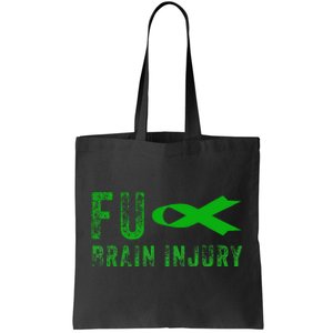 Traumatic Brain Injury Awareness Fu Traumatic Brain Injury Tote Bag