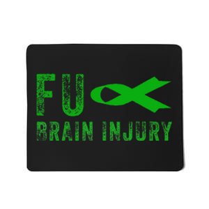 Traumatic Brain Injury Awareness Fu Traumatic Brain Injury Mousepad