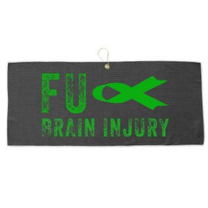 Traumatic Brain Injury Awareness Fu Traumatic Brain Injury Large Microfiber Waffle Golf Towel