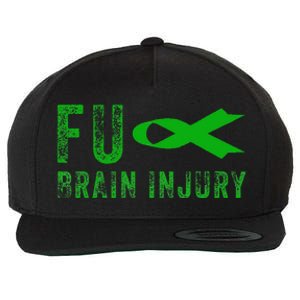 Traumatic Brain Injury Awareness Fu Traumatic Brain Injury Wool Snapback Cap