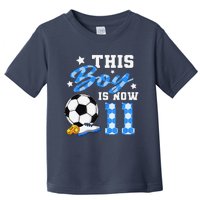 This Boy Is Now 11 Birthday Boy Soccer 11th Birthday Toddler T-Shirt