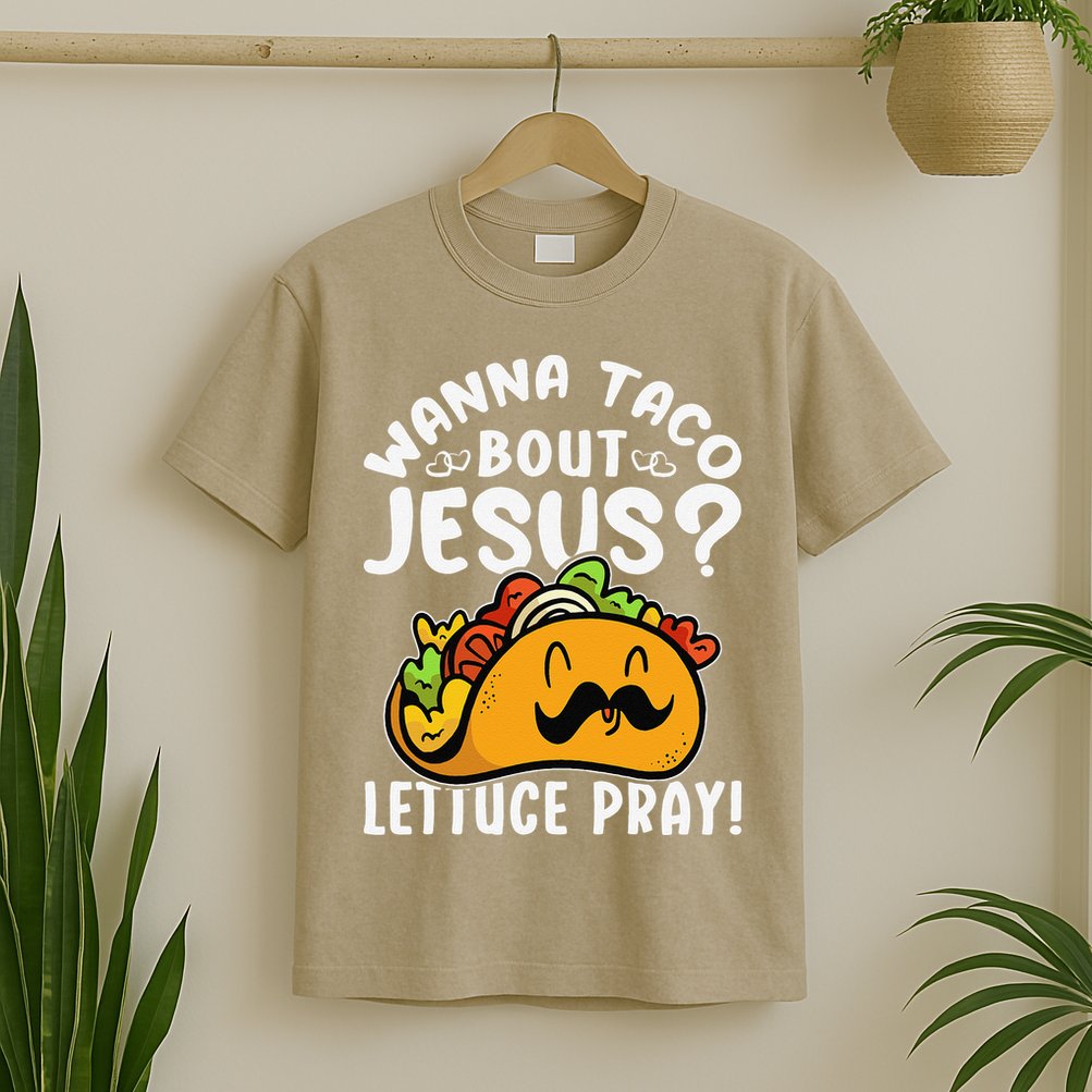 Taco Bout Jesus Lettuce Pray Taco Lover Viva México T-Shirt