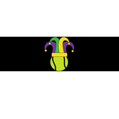 Tennis Ball Jester Mardi Gras Carnival Player Coach Gift Bumper Sticker