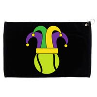 Tennis Ball Jester Mardi Gras Carnival Player Coach Gift Grommeted Golf Towel