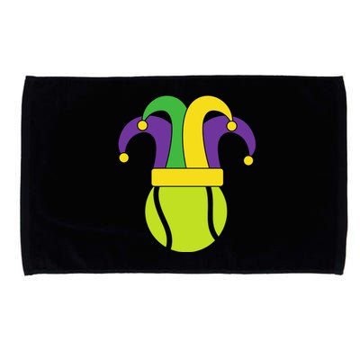 Tennis Ball Jester Mardi Gras Carnival Player Coach Gift Microfiber Hand Towel