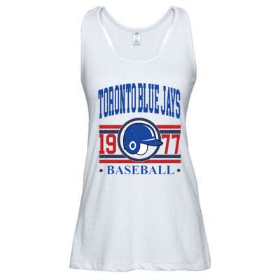 Toronto Blue Jay Baseball Lover Team Support Ladies Essential Flowy Tank