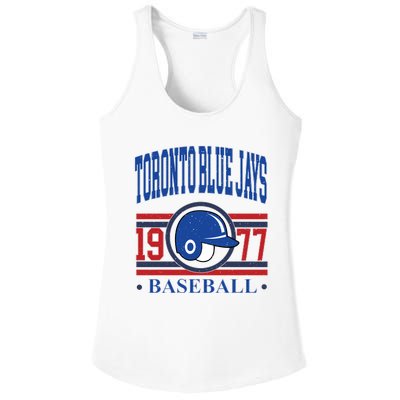 Toronto Blue Jay Baseball Lover Team Support Ladies PosiCharge Competitor Racerback Tank