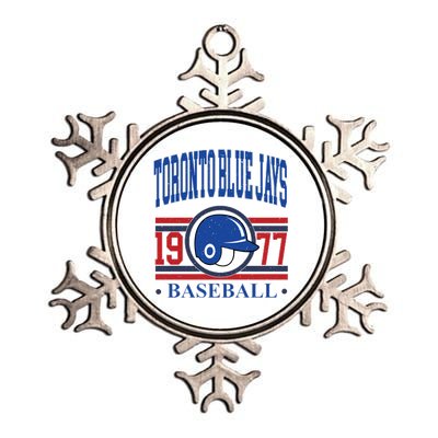 Toronto Blue Jay Baseball Lover Team Support Metallic Star Ornament