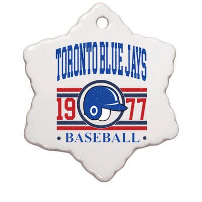 Toronto Blue Jay Baseball Lover Team Support Ceramic Star Ornament