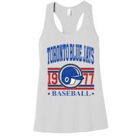 Toronto Blue Jay Baseball Lover Team Support Women's Racerback Tank