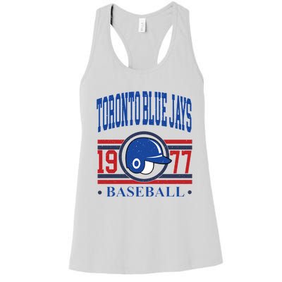 Toronto Blue Jay Baseball Lover Team Support Women's Racerback Tank