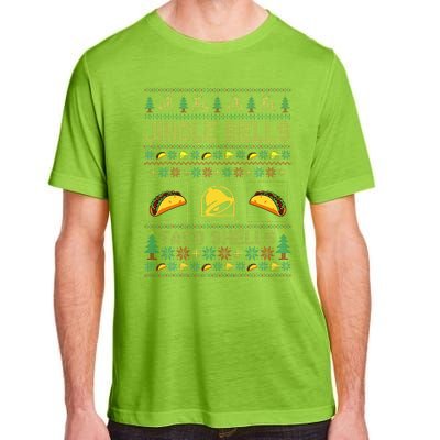 Taco Bell Jingle Bells Taco Shells Ugly Holiday Christmas Sweater Adult ChromaSoft Performance T-Shirt