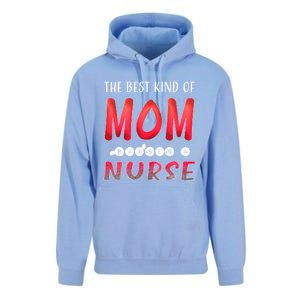 The Best Kind Of Mom Raises A Nurse Gift Cute Gift Unisex Surf Hoodie