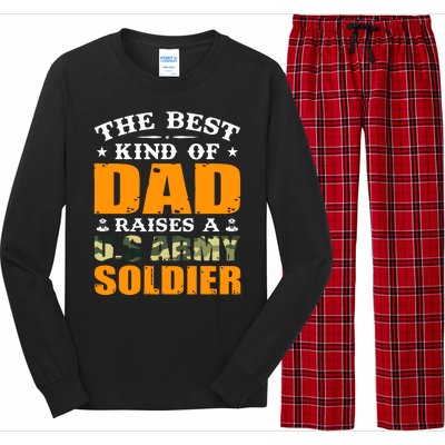 The Best Kind Of Dad Raised A U.S Army Soldier Long Sleeve Pajama Set