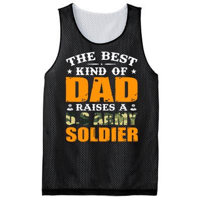 The Best Kind Of Dad Raised A U.S Army Soldier Mesh Reversible Basketball Jersey Tank